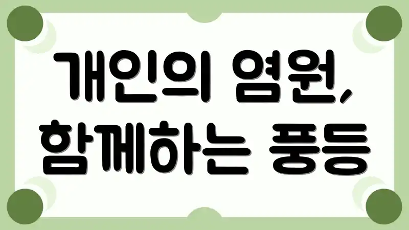 개인의 염원, 함께하는 풍등